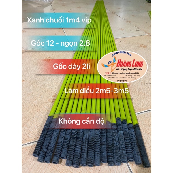 Nan cacbon xanh chuối 1m1 - 1m25 - 1m40 - 1m63