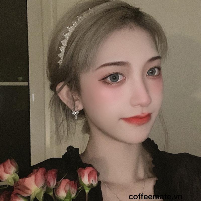 【coffeemate】⚡ Khuyên Tai Đính Đá Hình Giọt Nước Mới 2023