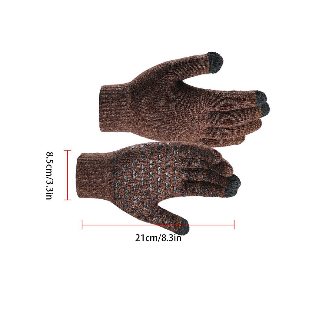 1 Đôi Găng Tay Giữ Ấm Mùa Đông Có Thể Chạm Màn Hình Cảm Ứng