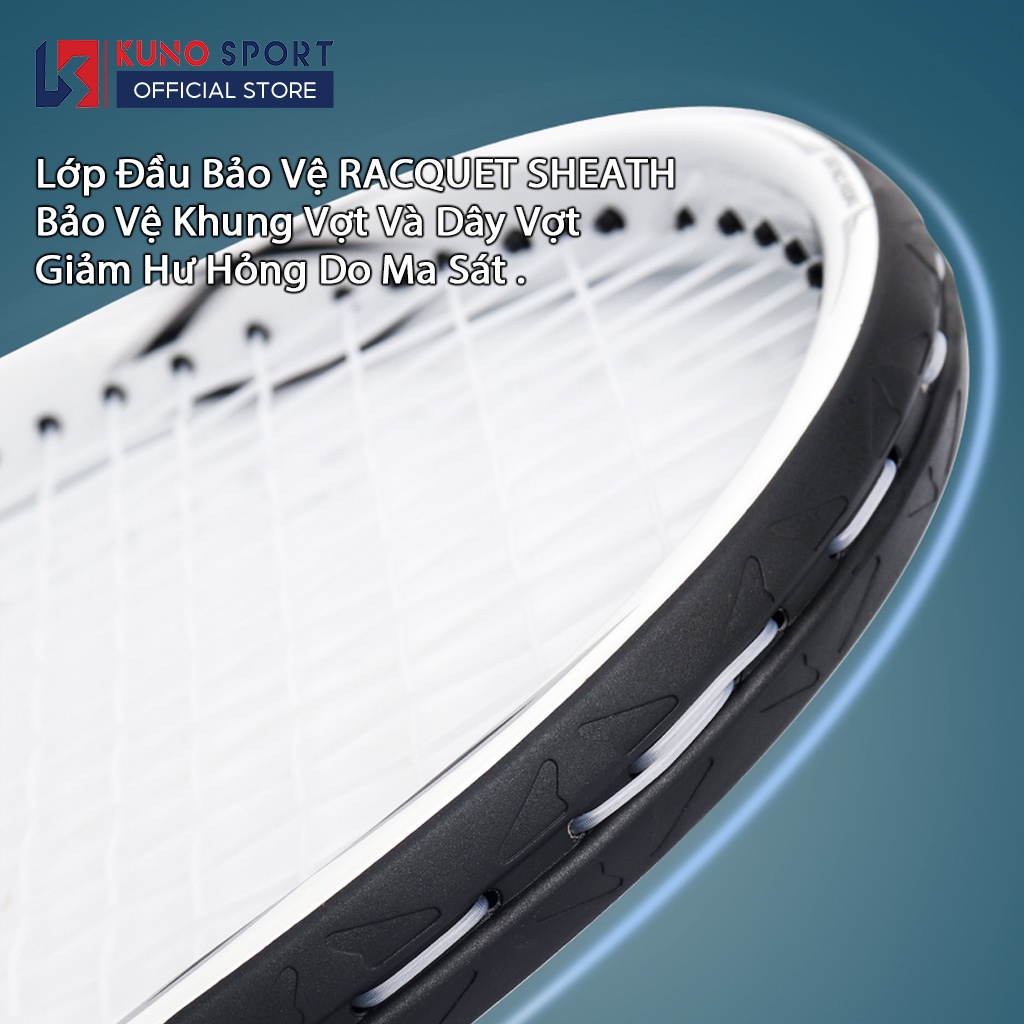 Vợt Tennis CROSSWAY YAVCK 5600 Sợi Carbon Cho Người Mới Chơi Tặng Kèm Bóng Và Đế Luyện Tập