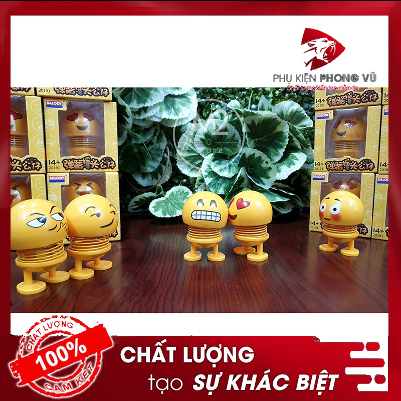 Con Cười Emoji Lò Xo - Emoji Lò Xò - Thú Nhún Cute siêu vui nhộn loại 1