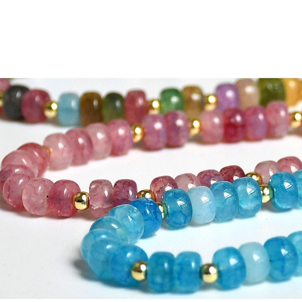 AROMA Vòng cổ Dạng Chuỗi Hạt Bằng Thép Không Gỉ y2k Thời Trang Cho Nữ