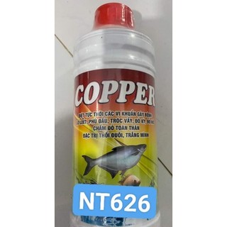 COPPER - Phòng ngừa kí sinh, xuất huyết, cắt tảo ao nuôi... Dùng cho Cá, Lươn