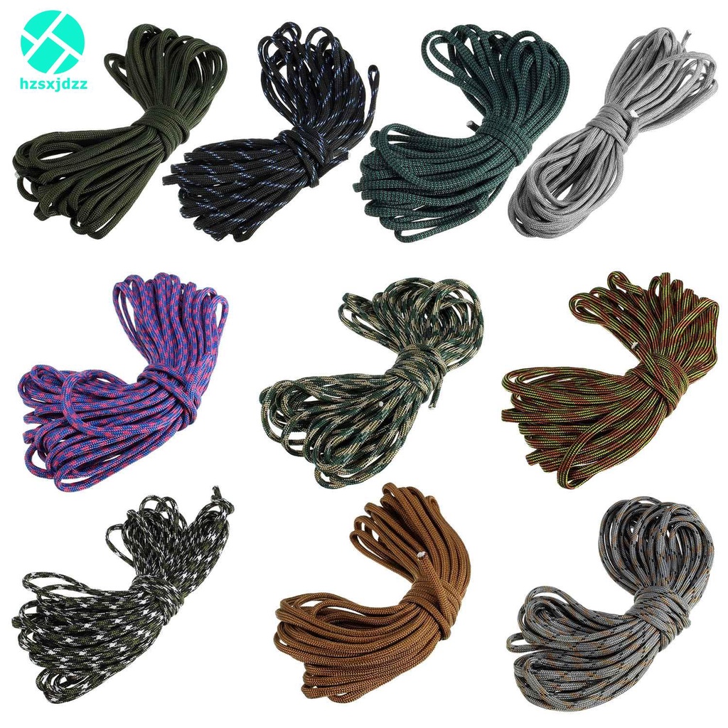 Dây Dù Cắm Trại 7 Sợi Màu Camo Dài 8M