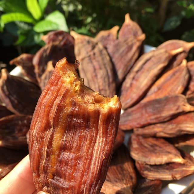 Chuối Hồng sấy dẻo vỏ lụa 500g - Đặc Sản Bến Tre