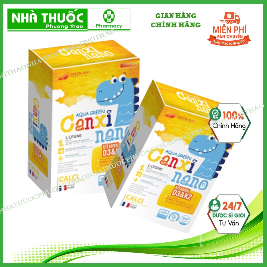 Aqua Green CANXI NANO hỗ trợ cung cấp vitamin , canxi cho cơ thể