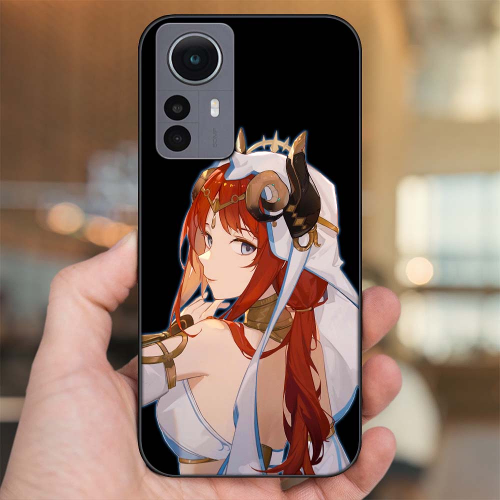 Ốp lưng Xiaomi 12 Pro 5G viền đen in hình Nilou Genshin Impact