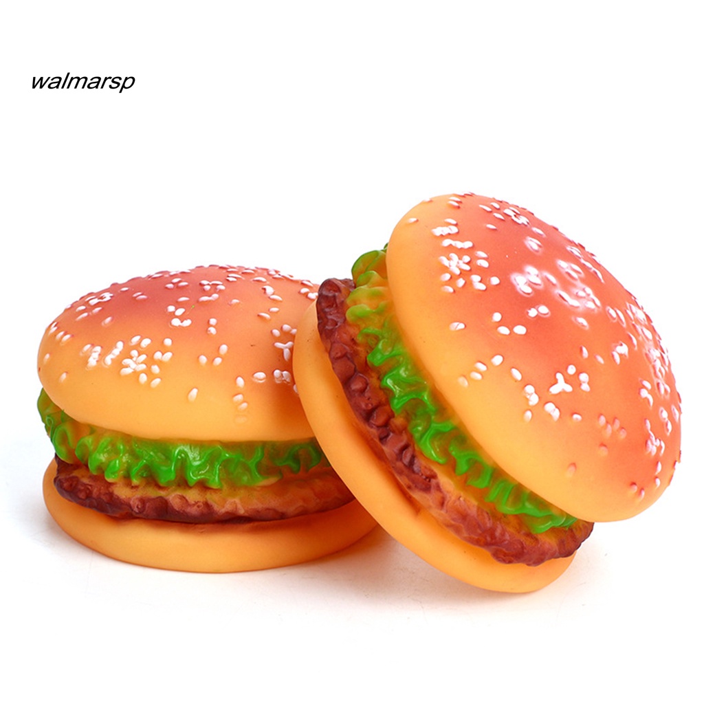 Đồ Chơi Nhai Gặm Hình Hamburger Mini Co Giãn Tốt Độc Đáo Trang Trí Nhà Cửa