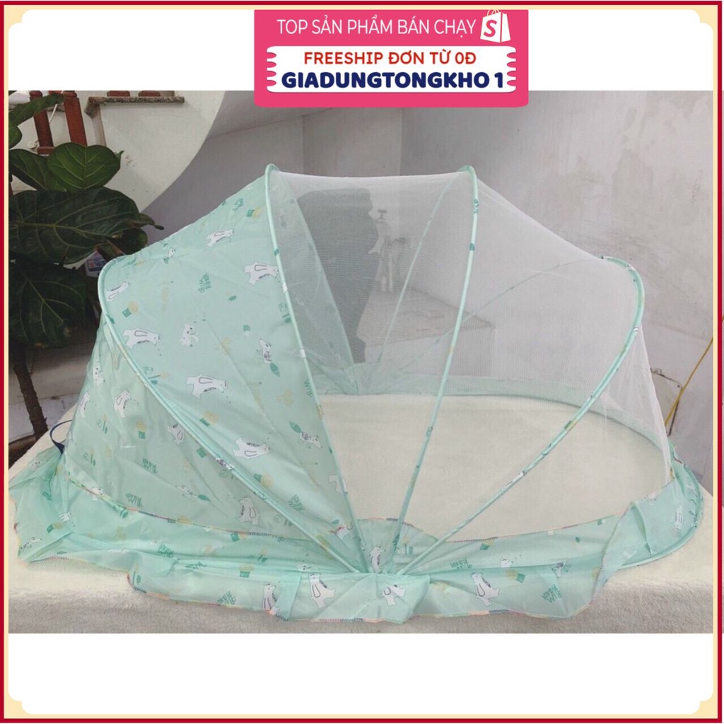 Màn chụp tự bung gấp gọn cho béGIADUNGTONGKHO1Mùng chụp tự bung chống muỗi cho bé sơ sinh bé lớn an toàn