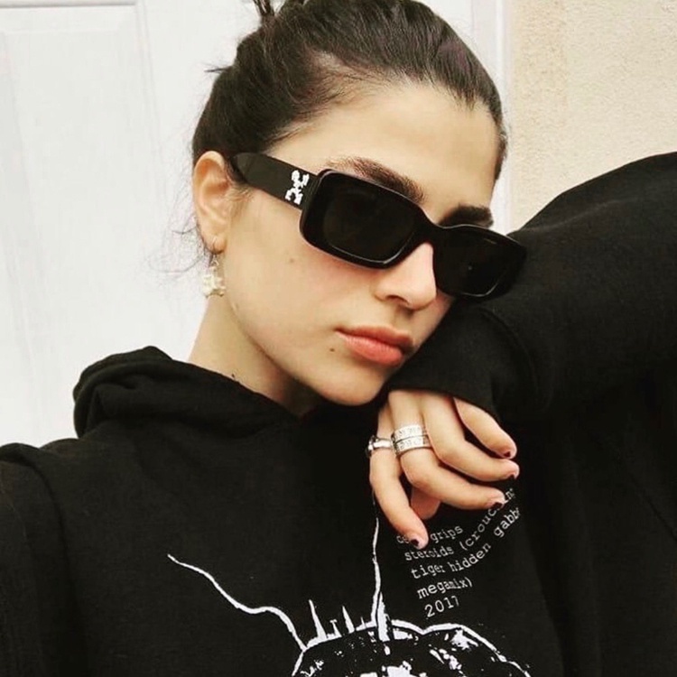 Kính Râm Gọng Vuông Nhỏ Che Nắng Thời Trang Mùa Hè Cho Nữ