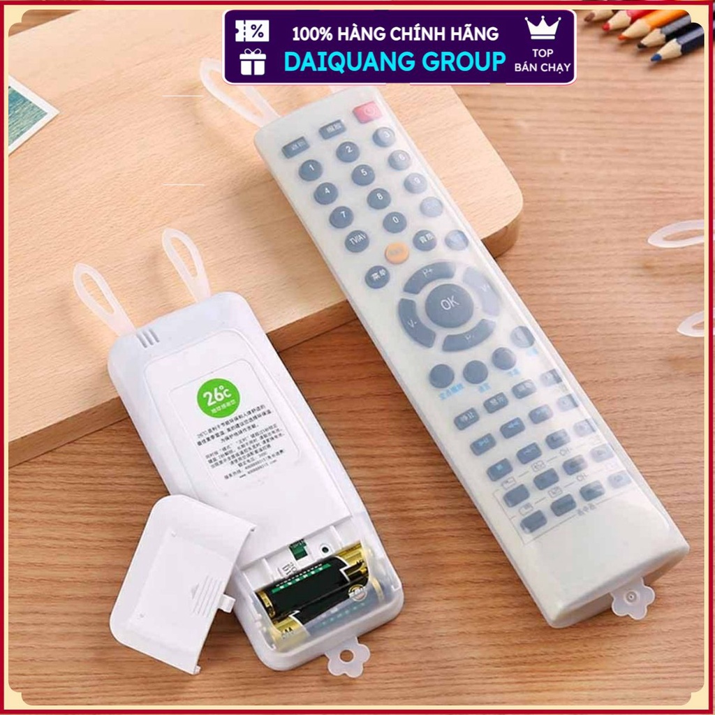 Bọc điều khiển (remote) tivi, điều hòa bằng nhựa silicon dẻo trong suốt, tai thỏ, Vỏ bọc điều khiển TV LG
