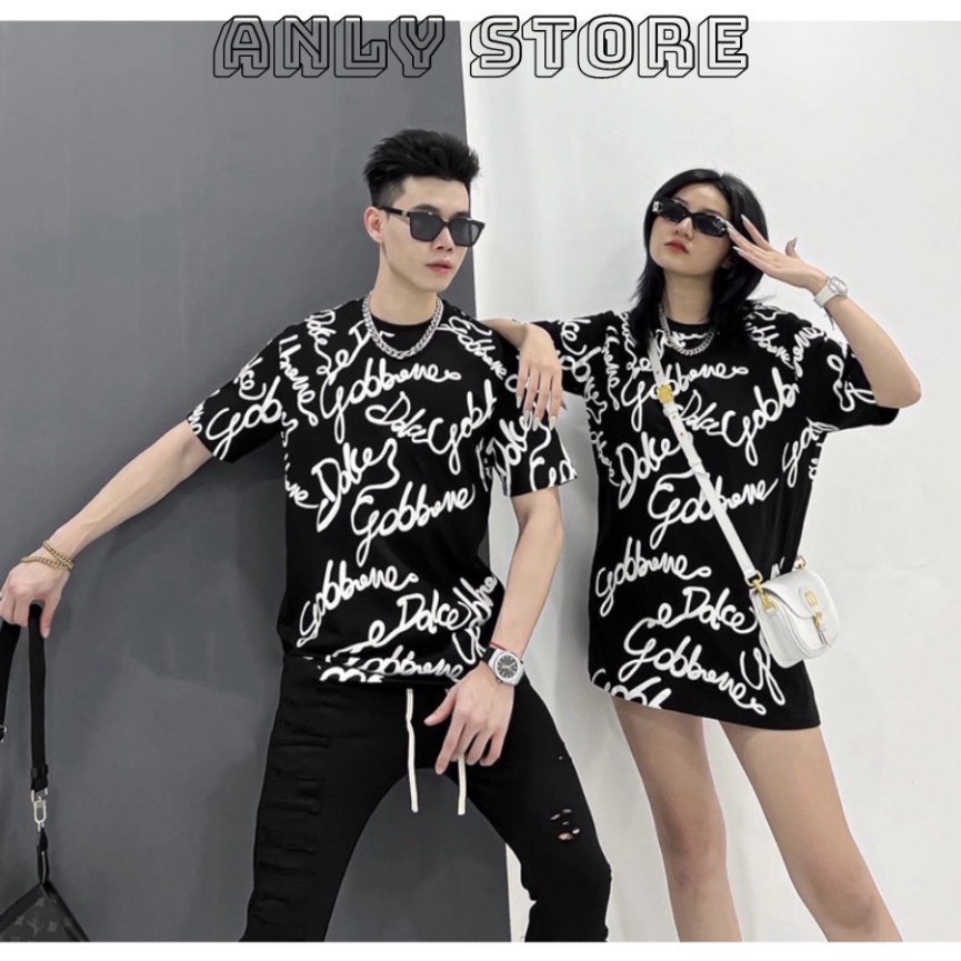 Áo phông Nam cotton in chữ Dolce quanh áo. Áo Thun Nam Nữ nhiều chữ siêu hot 2023 | BigBuy360 - bigbuy360.vn