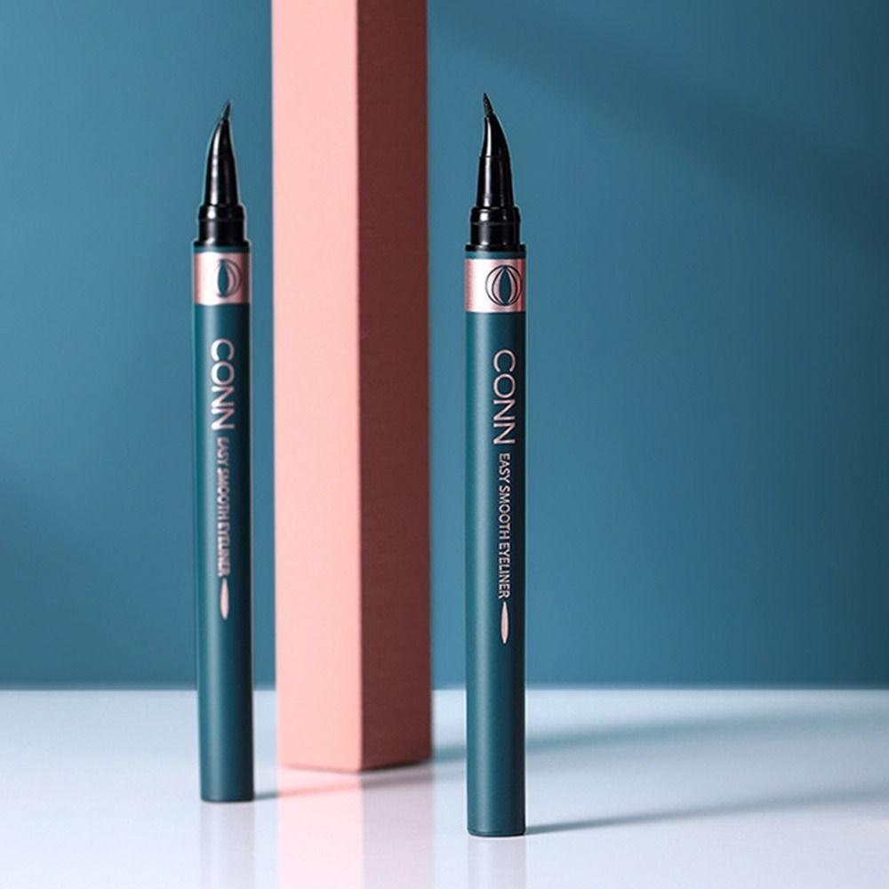 Bút Kẻ Mắt Dạng Lỏng Màu Đen Siêu Mịn Tự Nhiên Chống Thấm Nước Chống Nhòe Phong Cách Hàn Quốc