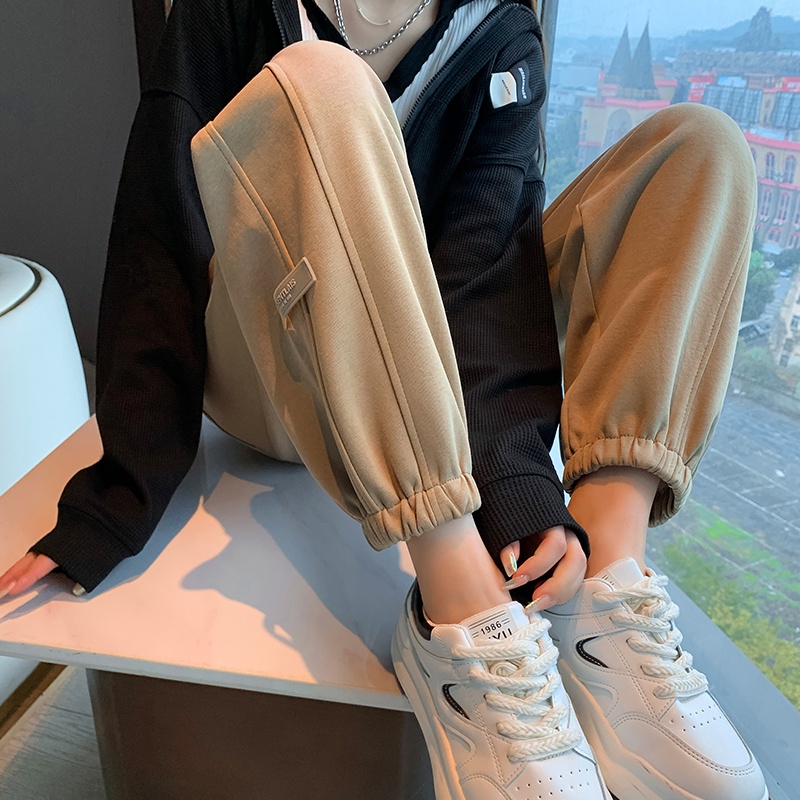 Quần dài SUXI lưng cao dáng rộng thời trang xuân thu cho nữ