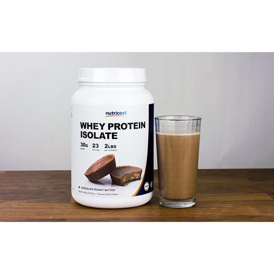 NUTRICOST WHEY PROTEIN ISOLATE 5LBS-CHÍNH HÃNG-Bổ Sung Protein Chất Lượng Cao Giúp Xây Dựng Cơ Bắp 100% Chính Hãng