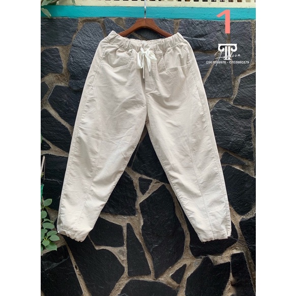 QUẦN BAGGY 8,5 TẤC NHUNG TĂM