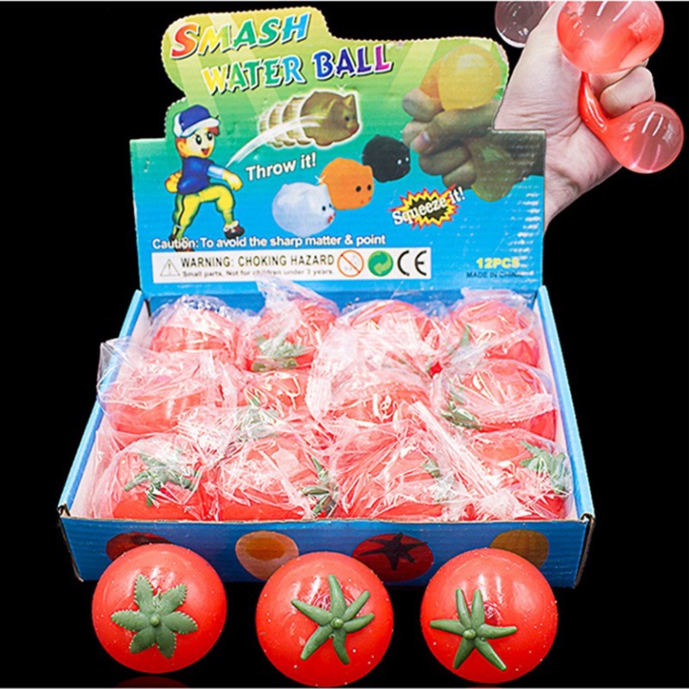 Quả quả cà chua Đỏ Squishy Gudetama xinh đẹp mochi slime bóp thư giãn hóa giải căng thẳng