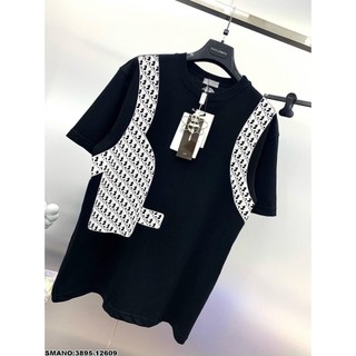 Áo Phông Đro In Vân Nổi Cổ Chất Liệu Coton Cực Đẹp Siêu Hot