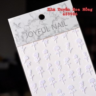 sticker dán trang trí móng kim tuyến