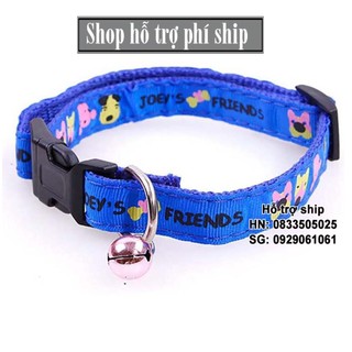 Hỗ trợ Ship- Vòng Cổ Chuông Nhiều Họa Tiết Cho Thú Cưng (Giao Màu Ngẫu Nhiên)