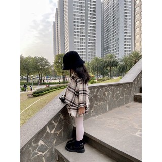 Set Lennco kẻ thô cà bông cho bé gái(15-20kg)
