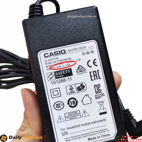 Adapter nguồn đàn casio CTK-2400 CTK-245