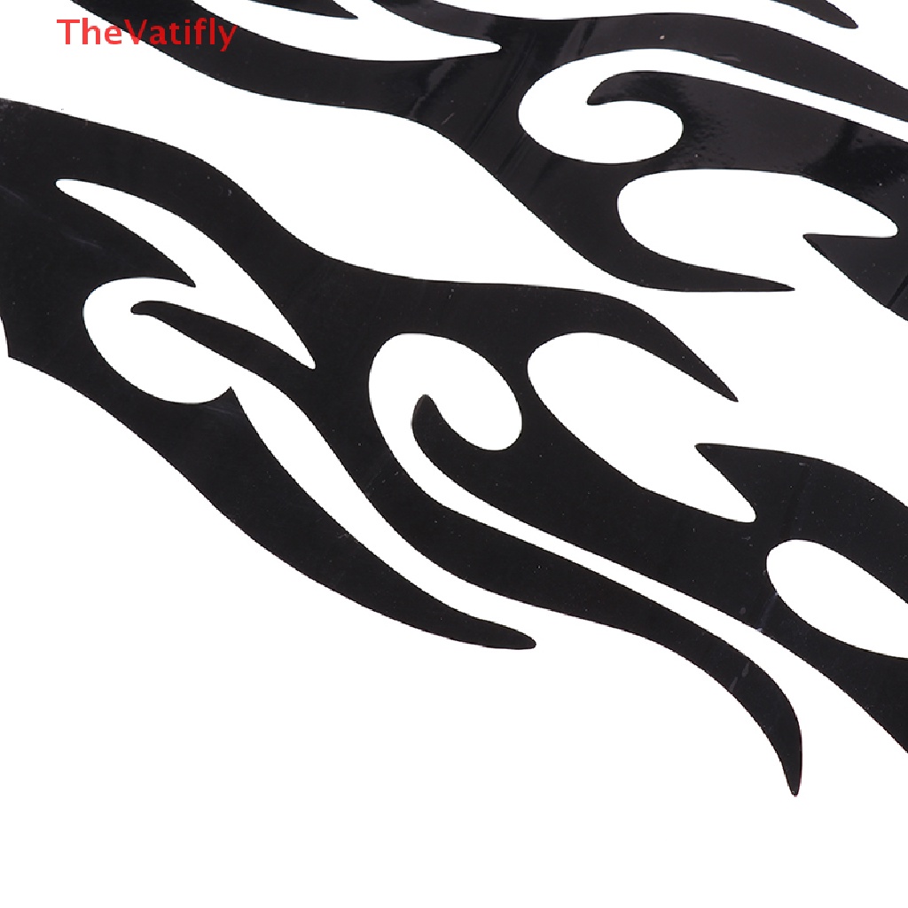 Bộ 2 Miếng Dán Phản Quang 40cm Họa Tiết Ngọn Lửa Cho Xe Hơi