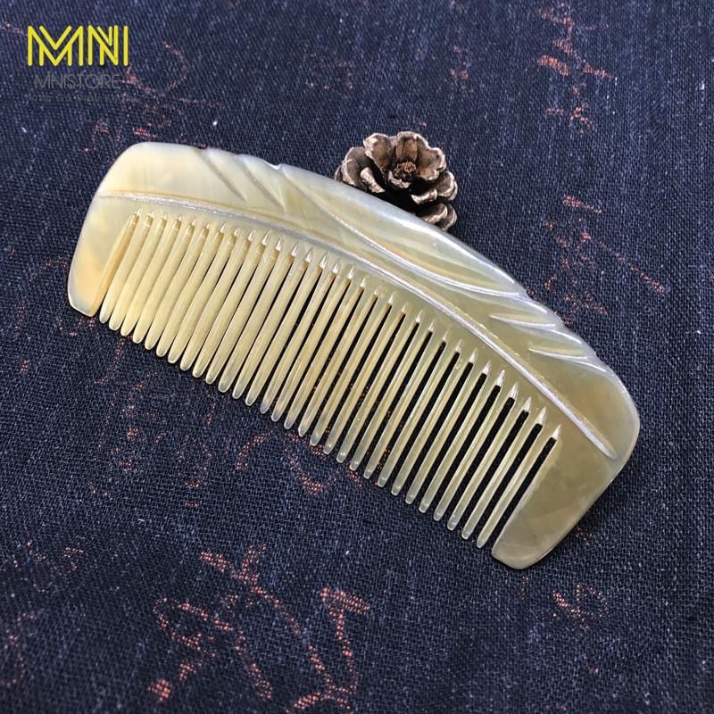 Lược sừng trâu Thuỵ Ứng MNISTORE để ví tiện lợi size 10-16cm giá tốt