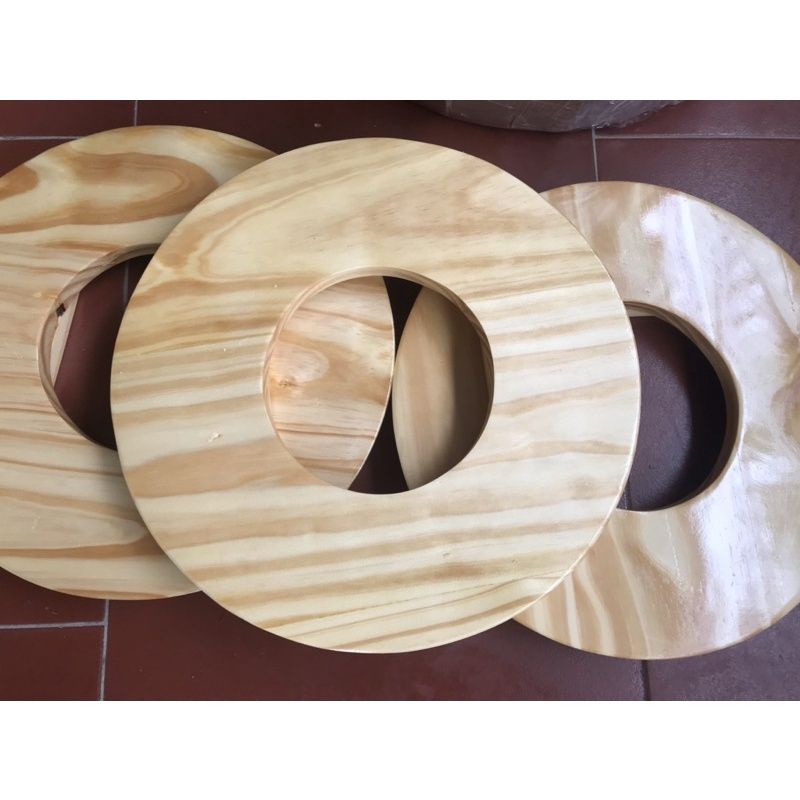 Nắp gỗ tròn xông phụ khoađường kính 38cm nắp tròn thùng xông phụ khoa