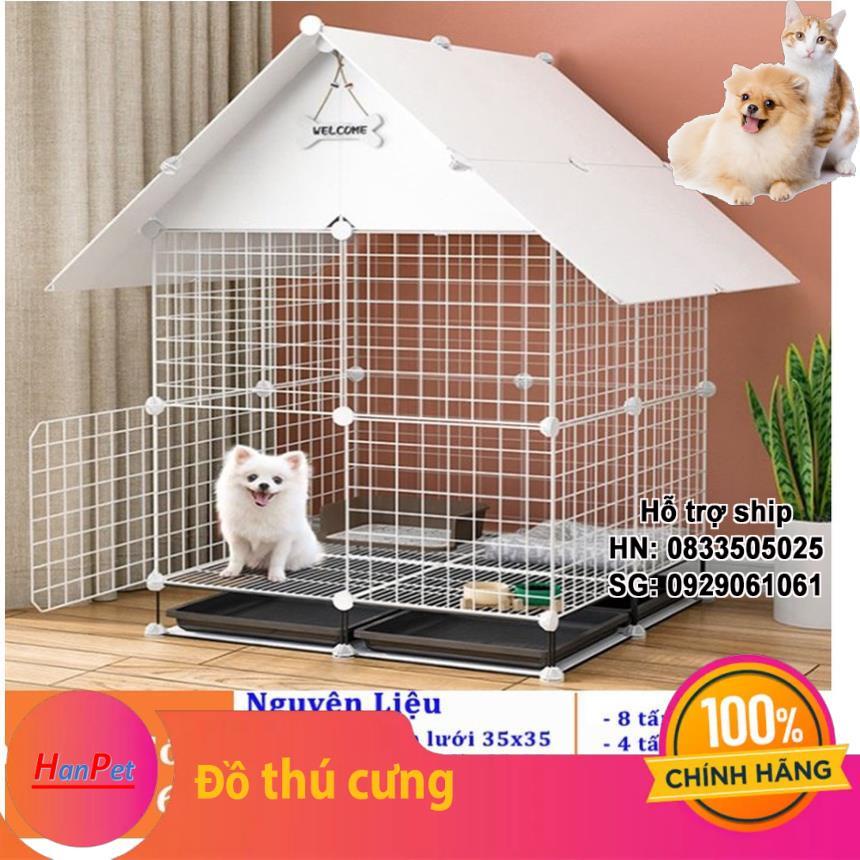 (Bán lẻ theo miếng) Lưới ghép chuồng chó đa năng dùng ghép quây chó hoặc lắp ghép kệ trang trí