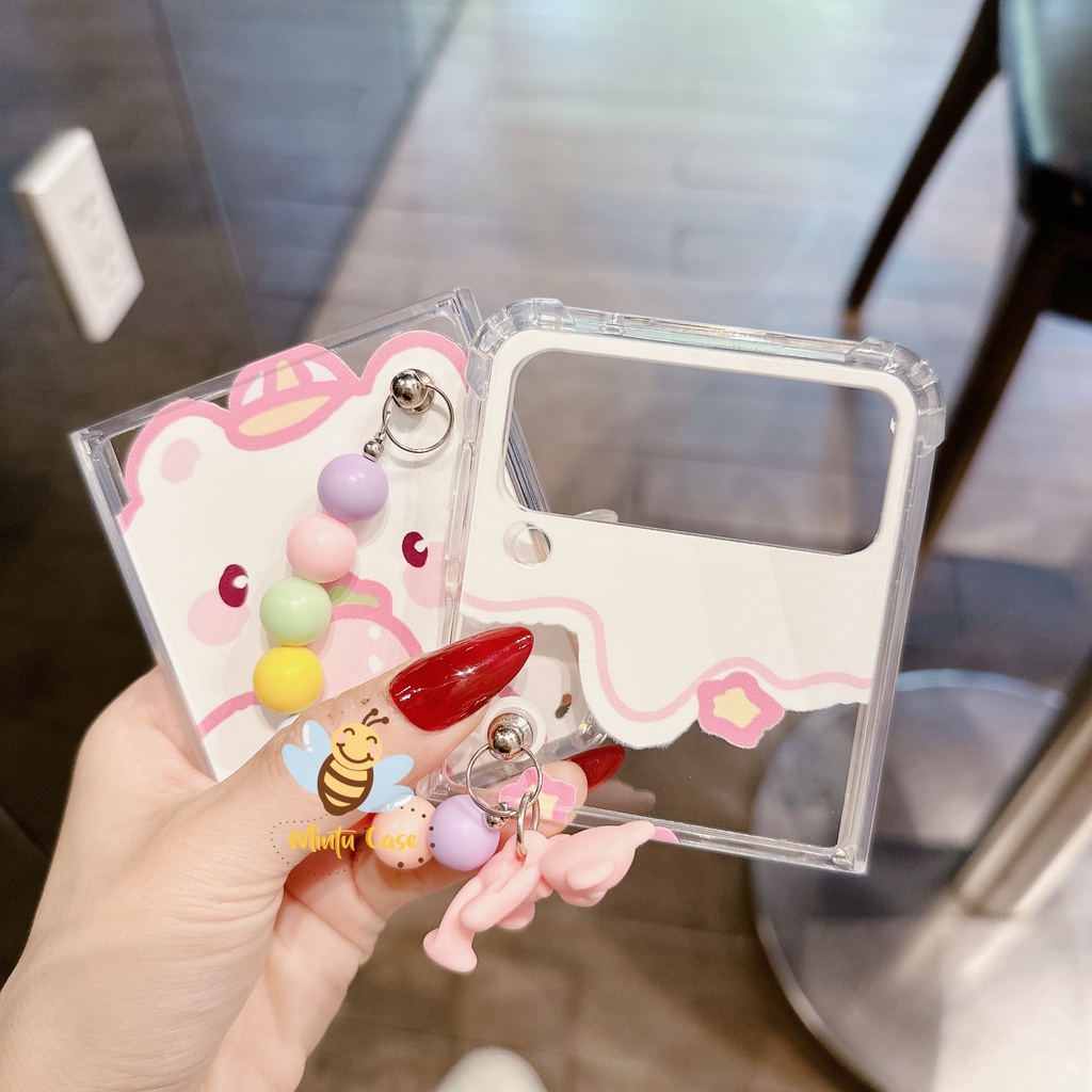 Ốp kèm móc khóa Samsung Galaxy Z Flip 3 / Z Flip 4 -ZF309