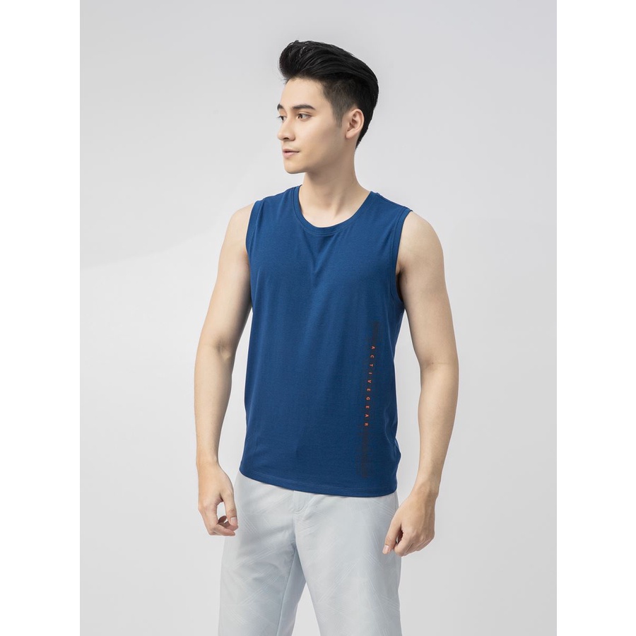 Áo sát nách tanktop nam Aristino ATT010S1 dáng suông chất cotton pha mềm mát, co giãn mạnh