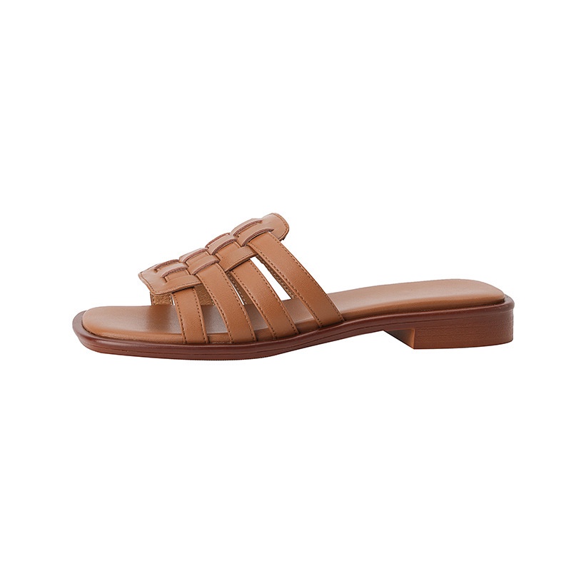【EVEANOBQY】Dép Sandal Đế Mềm Phong Cách Retro Thời Trang Mùa Hè Dành Cho Nữ