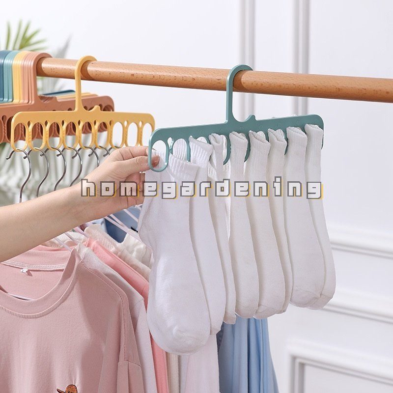 Móc Phơi Quần Áo Chín Lỗ Không Để Lại Dấu Tiết Kiệm Không Gian Đa Năng