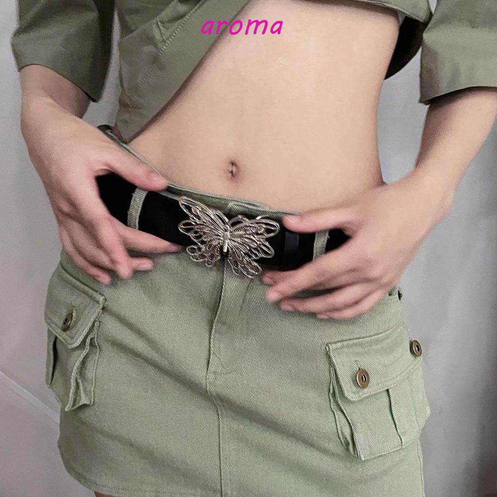 Thắt Lưng Da PU Y2k Điều Chỉnh Được Phong Cách Thanh Lịch Cho Nam Và Nữ