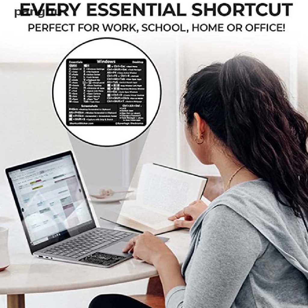 Bộ 30 Miếng Dán Định Vị Bàn Phím Windows + Word / Excel / Adobe