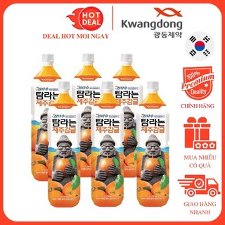 COMBO 6 Chai Nước Ép Quýt Jeju Kwangdong 500ML/Chai