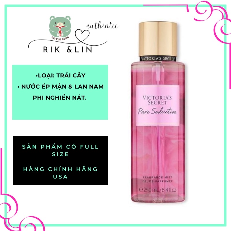 PURE SEDUCTION - Xịt Thơm Body Mist Victoria’s Secret