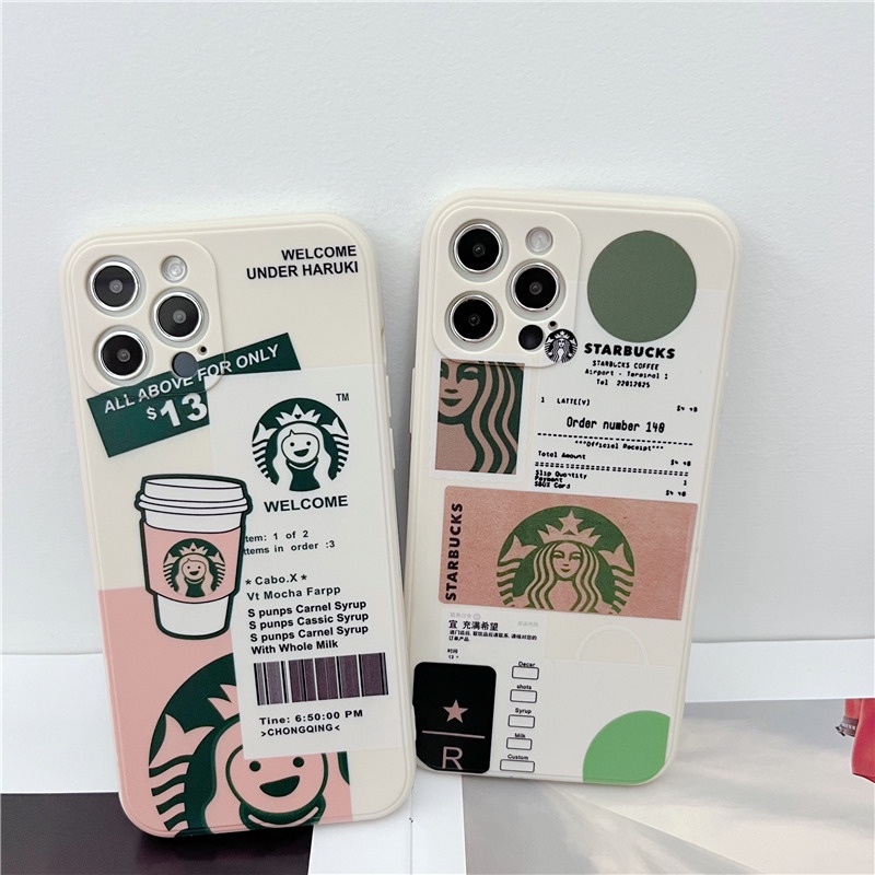 Ốp Điện Thoại Dẻo Họa Tiết Starbucks Độc Đáo Cho Xiaomi POCO X3 NFC M3 Pro Redmi 10 9 9A 9i 9C Note 10 8 9 9S Pro 4G