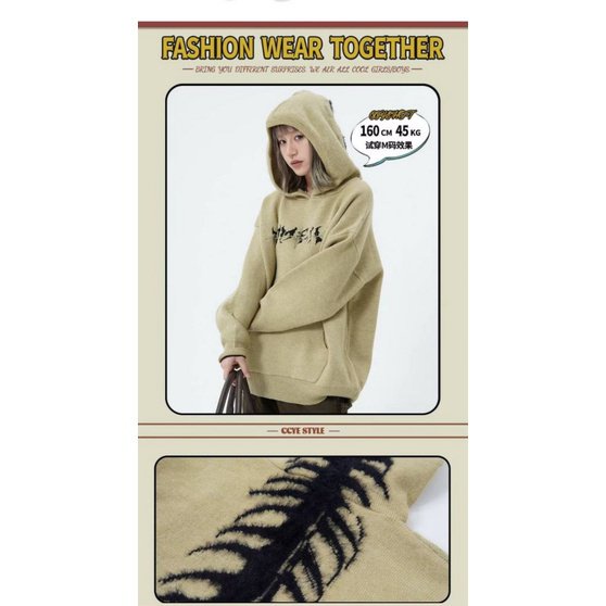 Áo Sweater Dáng Rộng Có Mũ Trùm Cỡ Lớn Phong Cách Hip Hop Đường Phố Hợp Thời Trang Cho Nam Và Nữ