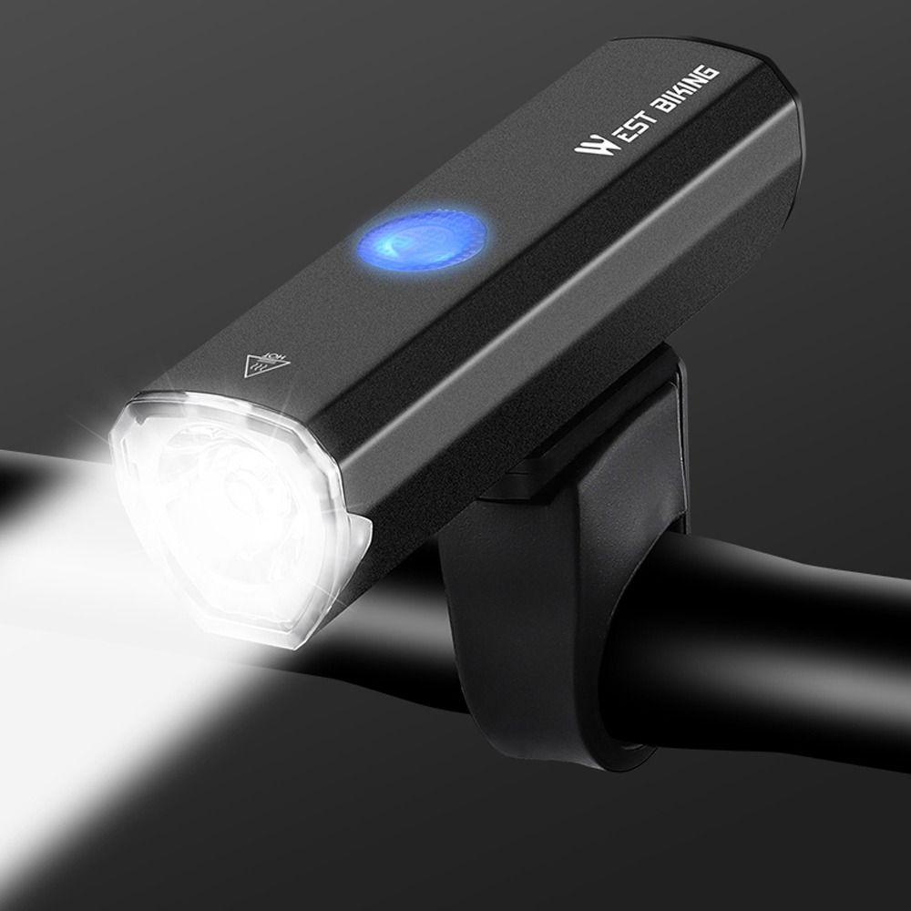 Đèn Pha Trước Sạc USB Chống Nước Cho Xe Đạp Leo Núi