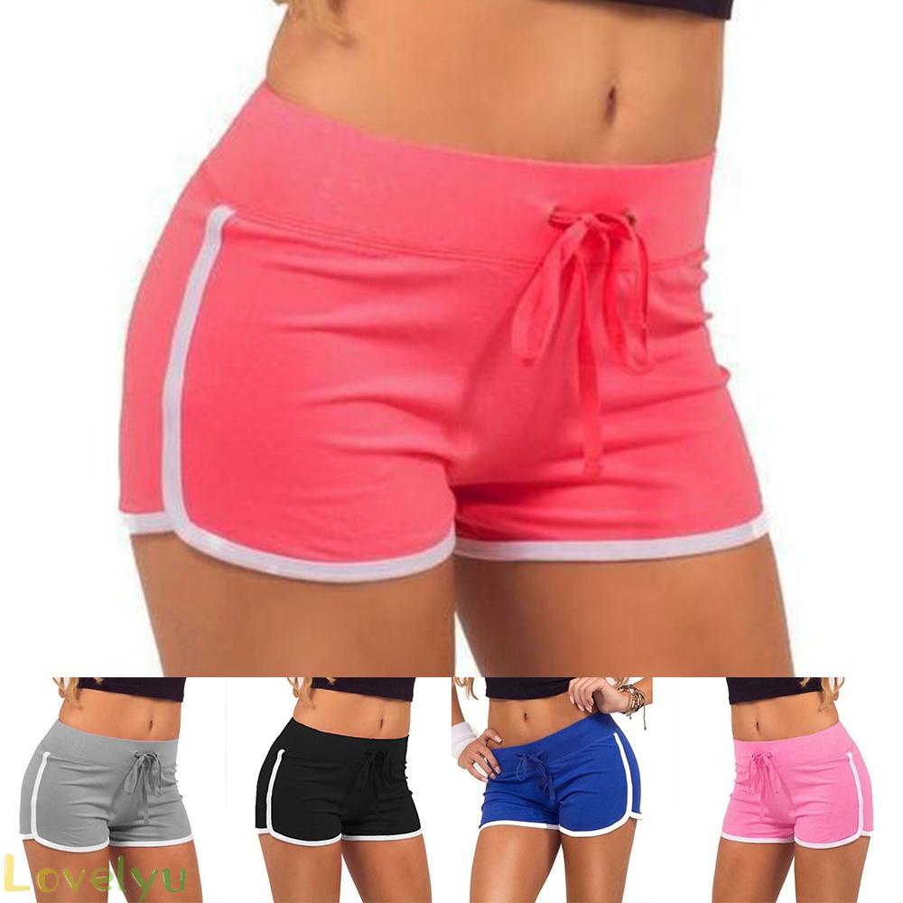 ⭐ Fast delivery ⭐Fashionable Womens Shorts Pants Polyester Sport Summer Yoga High Waist