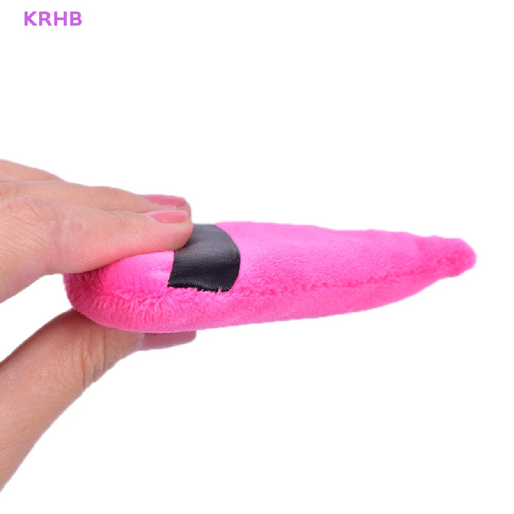 Set 2 Mút Trang Điểm Hình Tam Giác Bằng Nhung Mềm Mại Tiện Dụng Mới