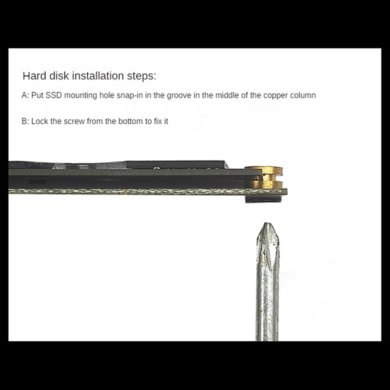 Thẻ Mở Rộng Chuyển Đổi M.2 A + E KEY Slot Sang M.2 NVMe NGFF Sang KEY-M NVMe PCI Express SSD