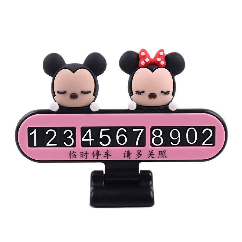 Bảng Số Điện Thoại Họa Tiết Hoạt Hình Sáng Tạo Trang Trí Nội Thất Xe Hơi