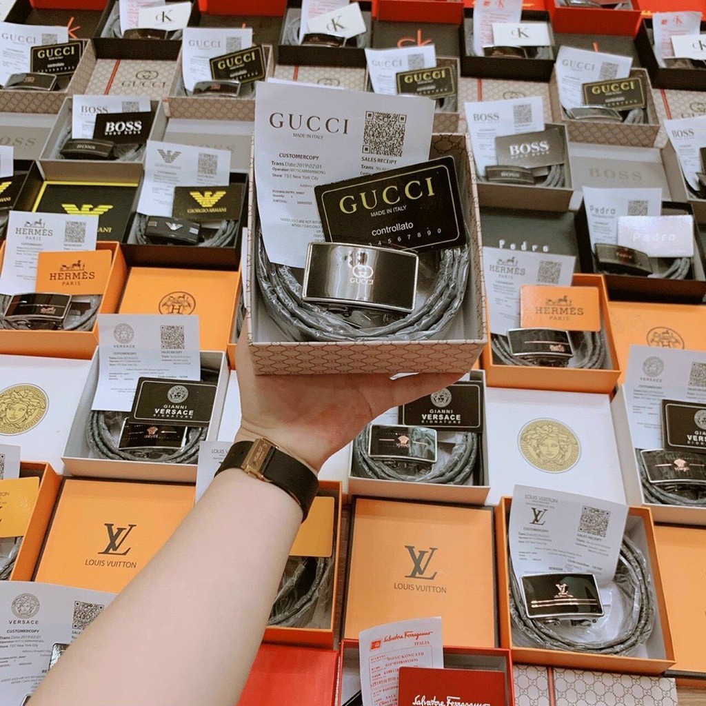 Thắt Lưng Nam, Dây Nịt Nam Full Box_Hàng Nhập QC Loại 1 SHOPSIEURE88