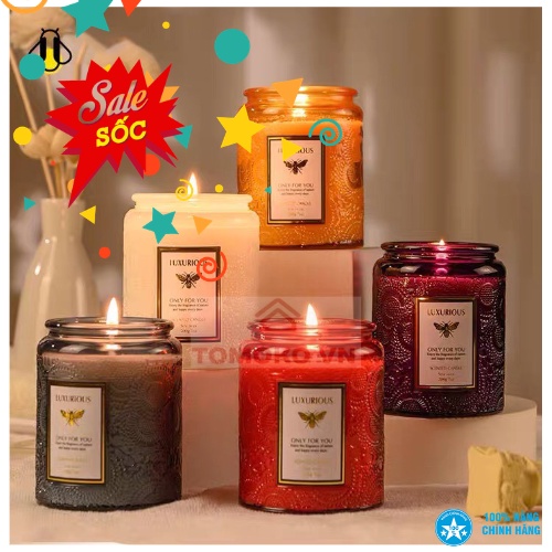NẾN THƠM PHÒNG TINH DẦU CAO CẤP ORGANIC KHÔNG KHÓI NHẬP KHẨU CHÍNH HÃNG ( An toàn)
