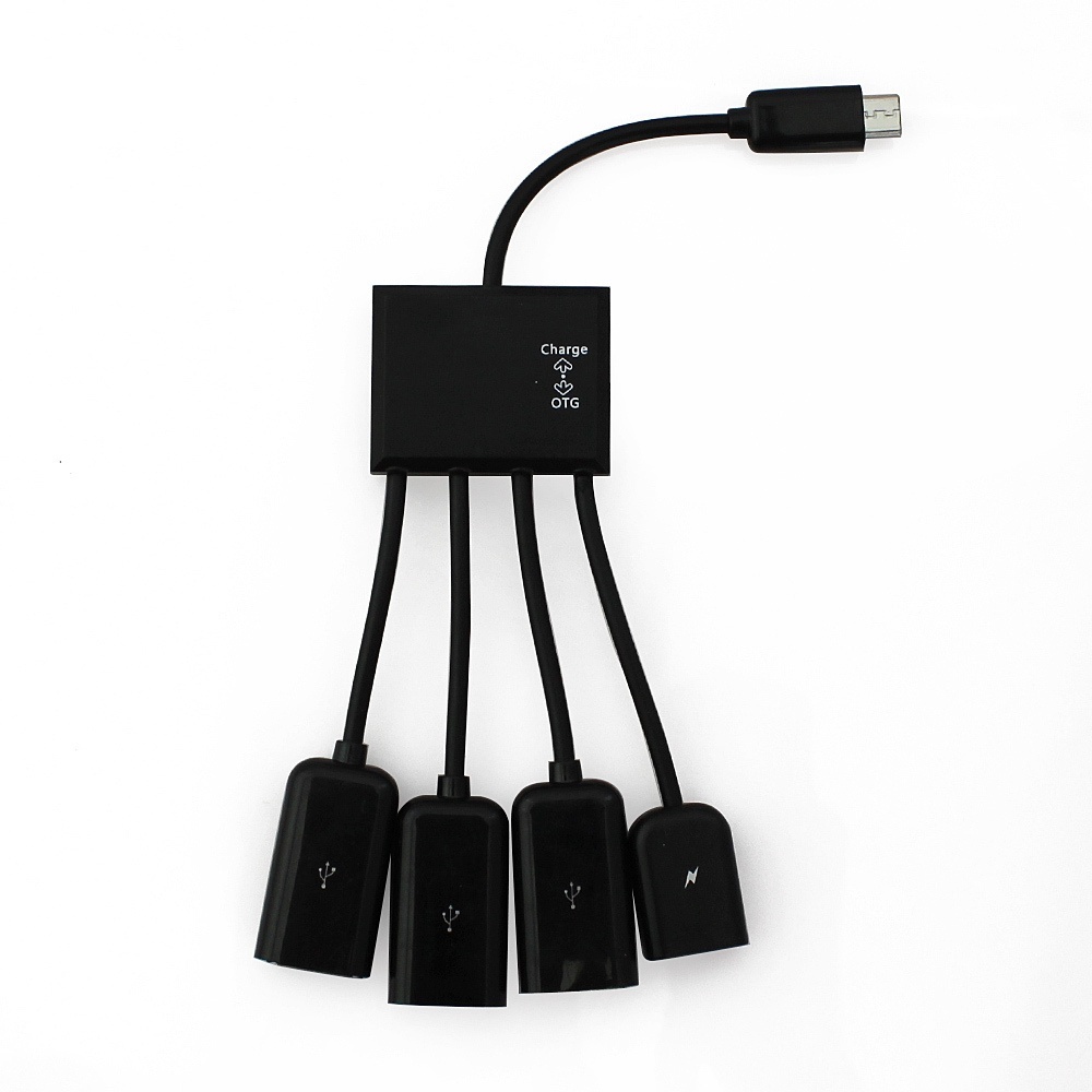 Đầu Chia 4 Cổng MICRO USB OTG Cho Điện Thoại Thông Minh / Máy Tính Bảng / Máy Tính Bảng OTG + HUB 2.0