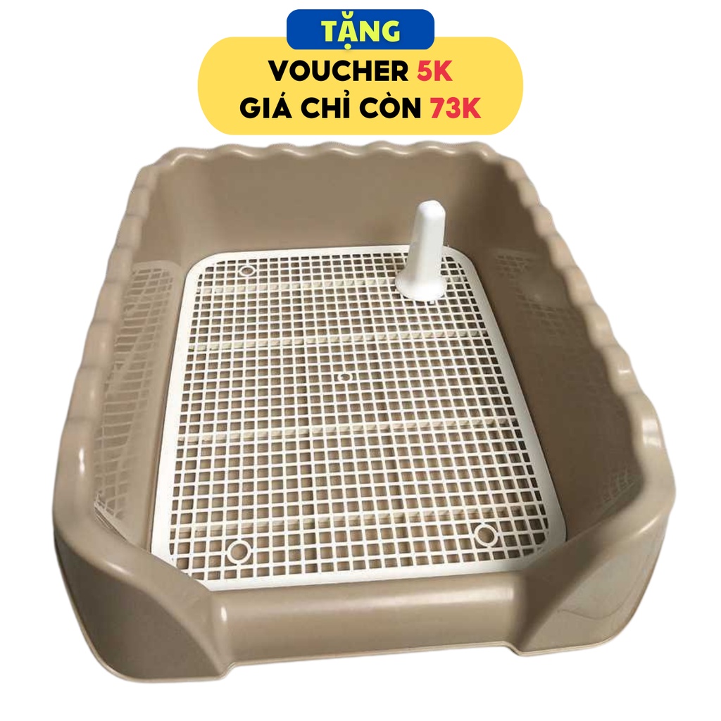 Khay Vệ Sinh Cho Chó Luna Pet KC01- khay vệ sinh cho chó size lớn ( tặng cột + tấm lót)