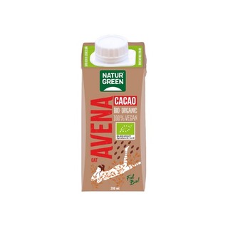 [Mua 1 tặng 1] Sữa Hạt Yến Mạch Cacao Hữu Cơ Organic Oat Cocoa Calcium Drink Naturgreen 200ml